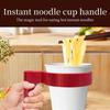 3D Printed Instant Noodle Cup Handle, Practical Clip-on Heat-Free Grip For Various Cup Sizes