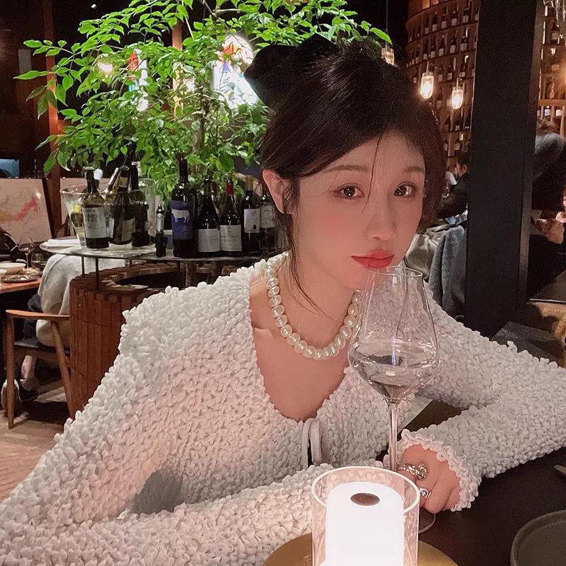 

Простое Модное Универсальное Круглое Ожерелье с Имитацией Циркона Женское Роскошное Темпераментное Ожерелье-Цепочка на Ключицу На Каждый День Вечеринка Свадьба Циркон 40cm