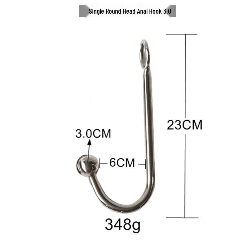 Adjustable Load-Bearing Anal Hook for BDSM Play