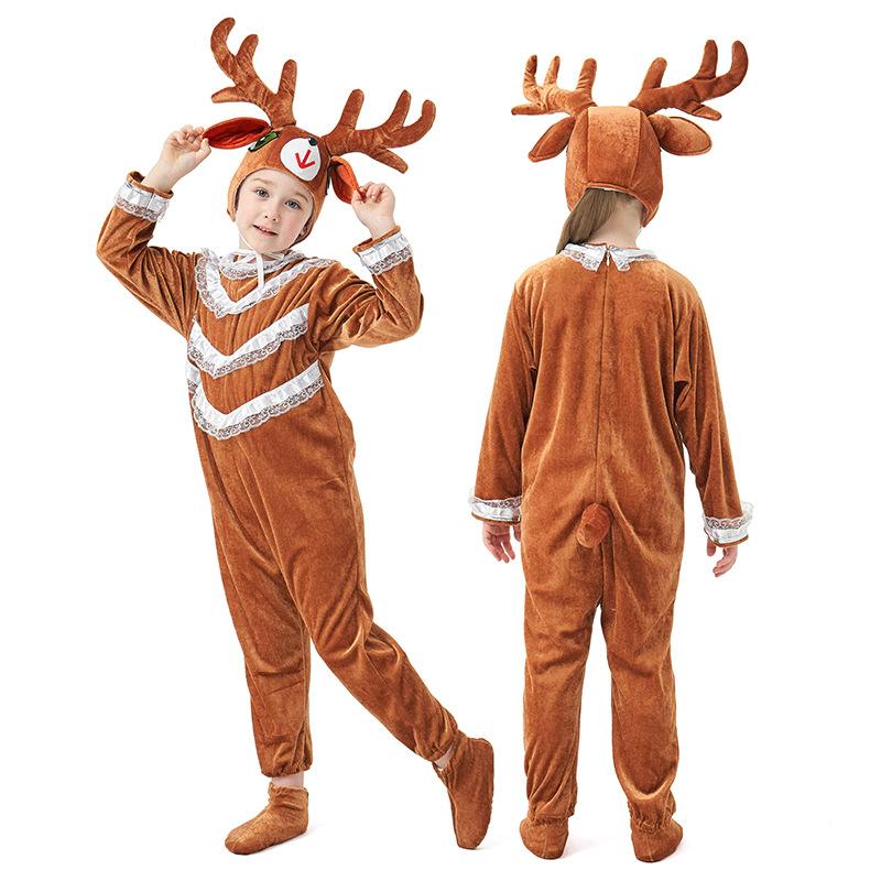 Children's Men's and Women's Animal Onesies Children's Festival Stage Clothing Animal Party Lion Tiger Rabbit