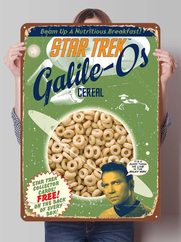 Klassische Filmplakate Star Treks Metallschilder Schlafzimmerdekoration Wohnzimmerdekor Männer Benutzerdefinierte Blechschilder für Wandkunst Dekoration