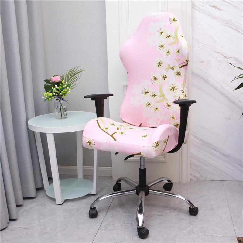 Household Elastic E-sports Chair Cover Office Internet Cafe Anchor Chair Cover Table and Chair Home Comfort