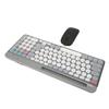 Wireless Keyboard Mouse Set Rechargeable Retro   2.4G Wireless   Keyboard Mouse Set