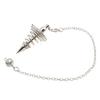 [Sedona Magic] Spiral Pendulum (Silver) Energy Work Large Pendulum Remote Searching Mineral Vein Divination Water Source Search Divination and