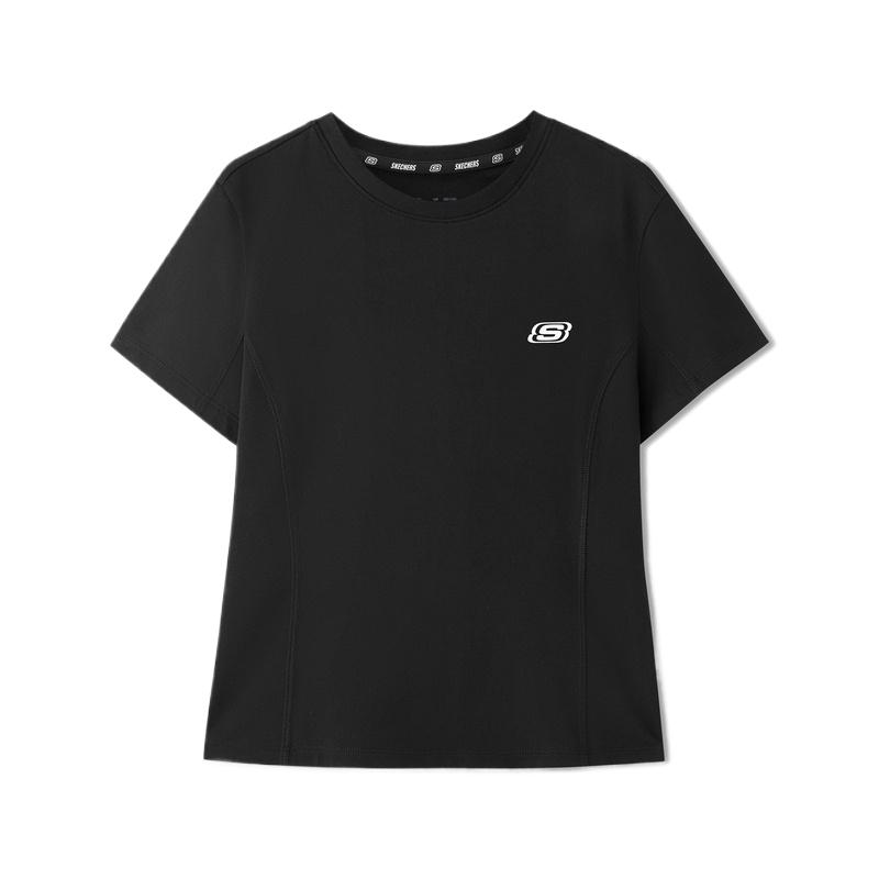Skechers Pullover Slim Fit Breathable Regular T-Shirt Women tops L226W136-0018 S