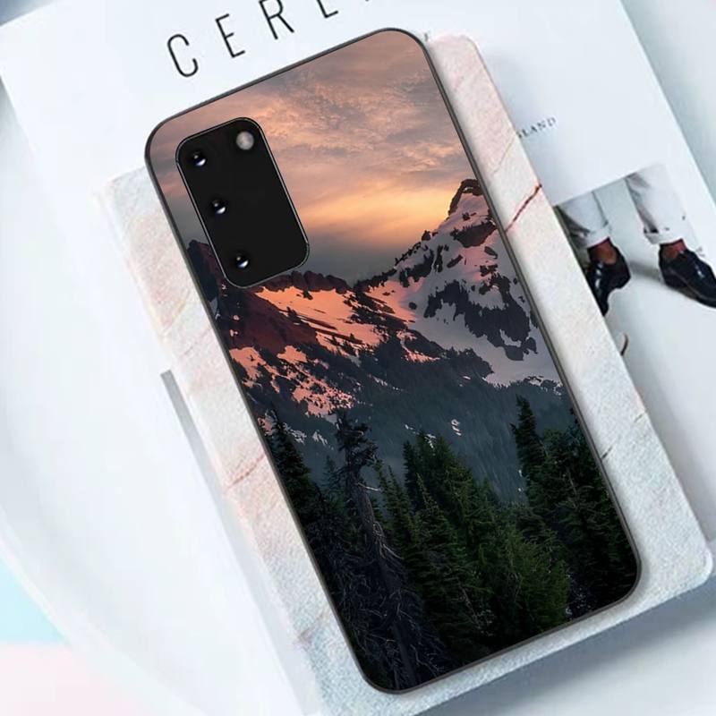 Mountain Forest Phone Case for Samsung S10 21 20 9 8 Plus Lite S20 UlTRA 7edge