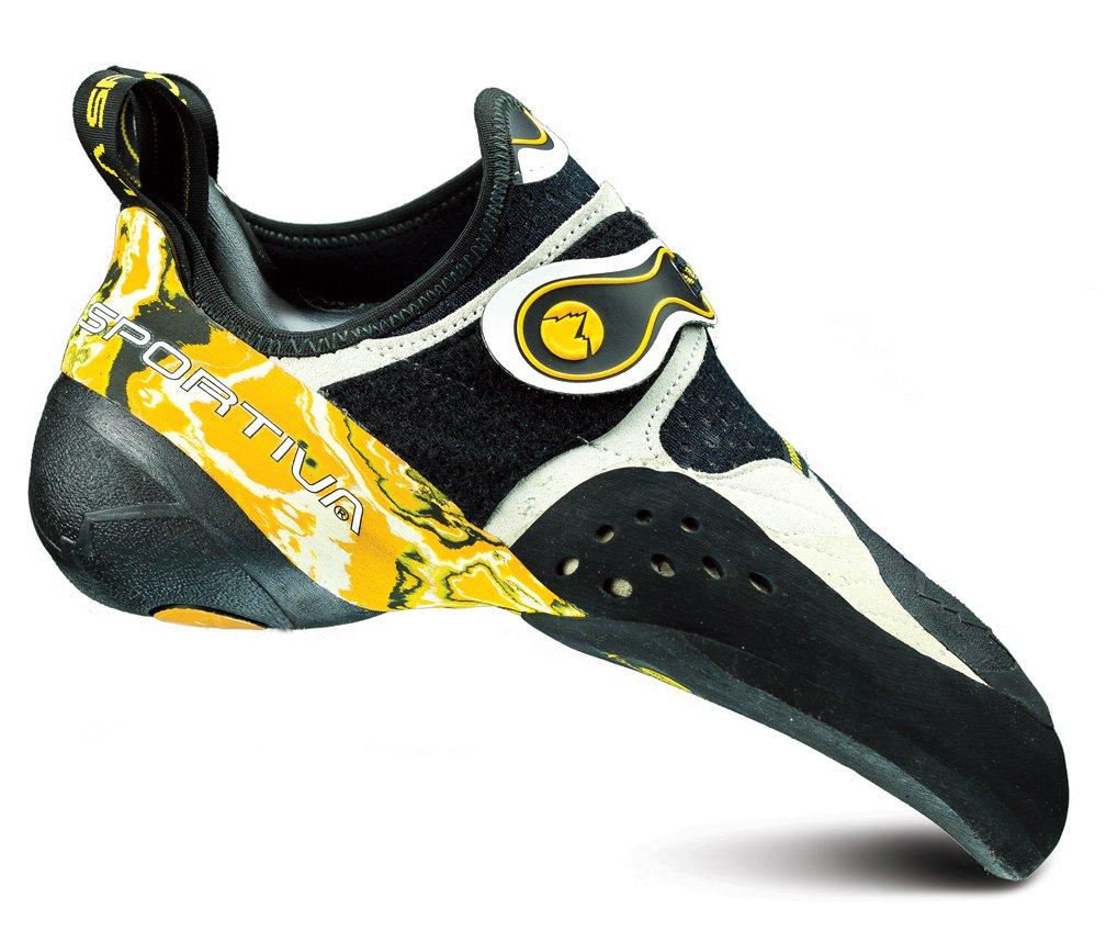 

La Sportiva Solution Climbing Shoes - Men s White/Yellow 34