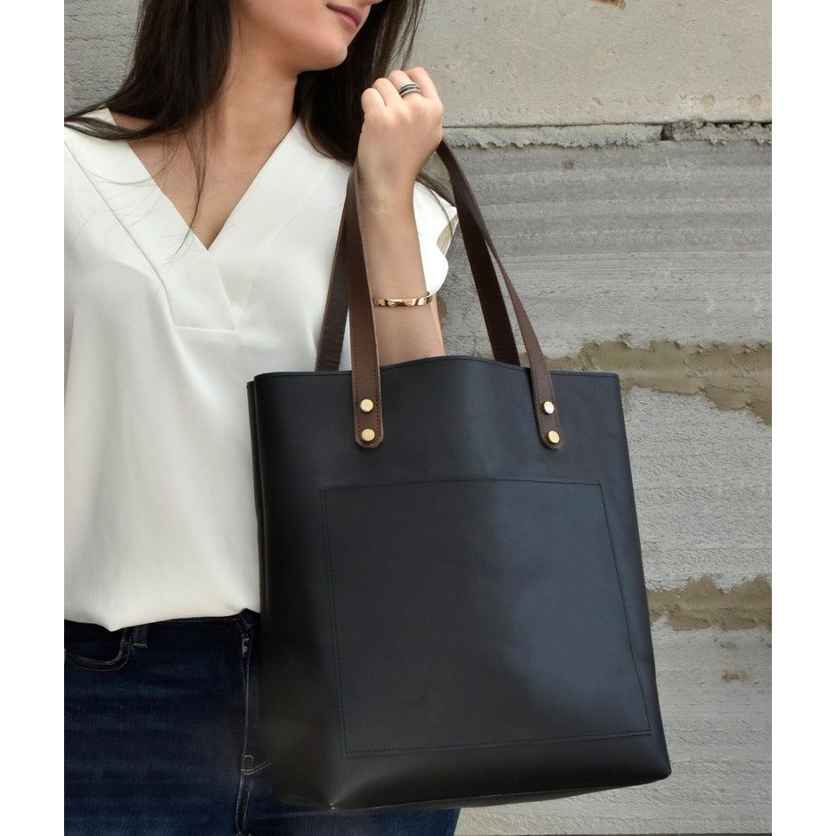 Leather Tote Bag Personalized Gift for Women Leather Gift Bags Work Bag Large Tote Purses Laptop Bag Purse Birthday Gifts Wife