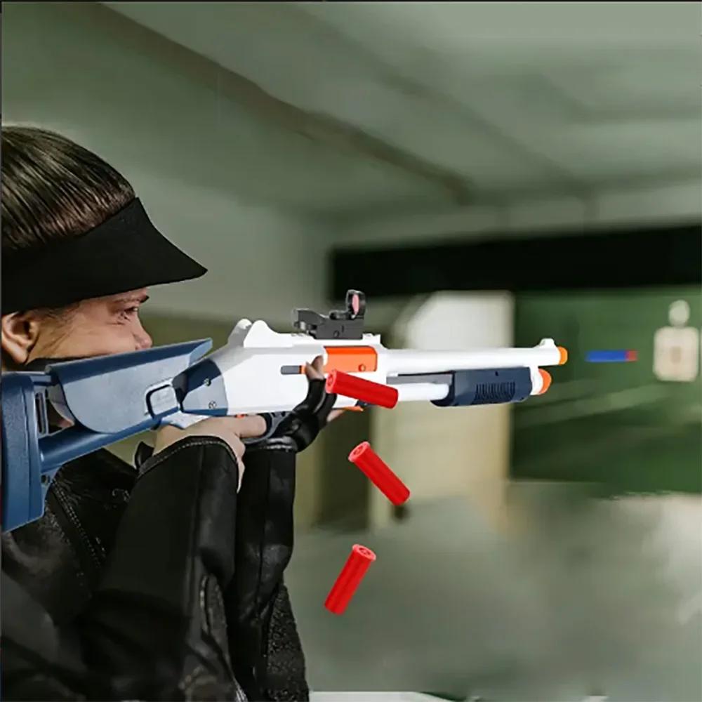 Boys Gift Shell Ejecting Shotgun Toy Gun For Adults Kids Best Toy Guns For Boys Age8+ Shoot Games Toys