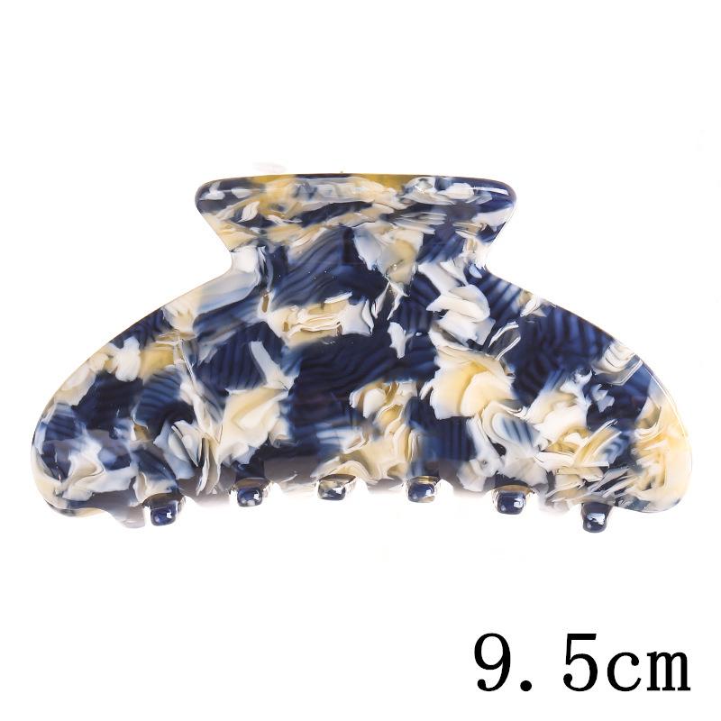 Yuanbao Cloud Pattern Hair Claw Clip – European & American Style Acetate Hair Accessory