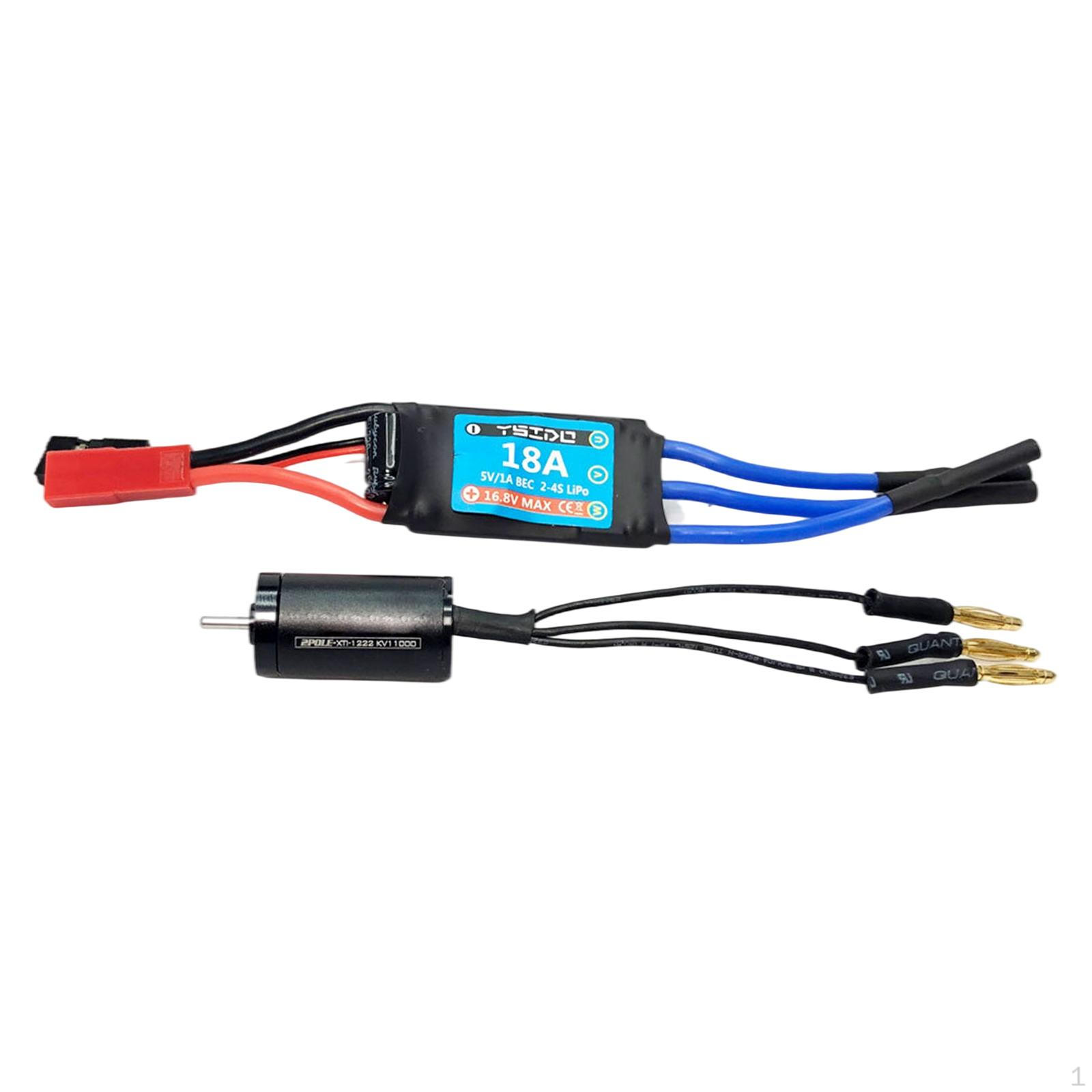 

Brushless Motor ESC 1222 Waterproof Brakes Spare Parts for RC Car