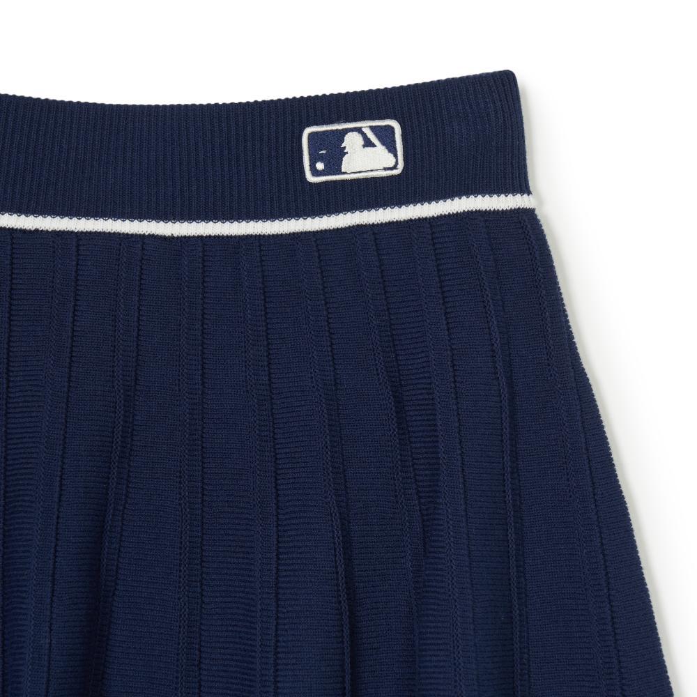 New MLB New York Yankees SS24 Casual Short Skirts Women's Navy Blue 3FSKV0343-50NYS