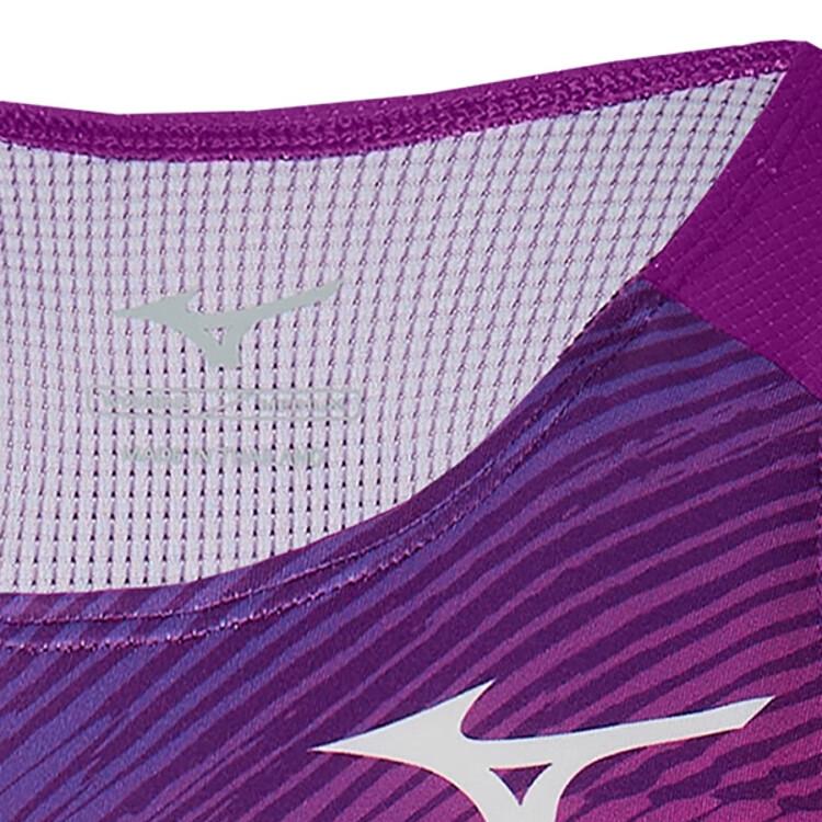 Mizuno Fitted Comfortable Soft Sleeveless Knitted Long Dress Women Dresses Rose-Purple 62GHB20167