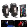 Wireless Remote USB LED Strobe Safety Warning Light IP65 Waterproof Flashing Lamp for Sedan Pickup Motorcycle