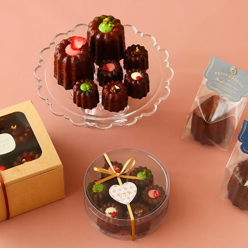 Stampi per Canelé in Acciaio al Carbonio per Uso Domestico Antiaderenti Monoporzione Stampo per Muffin Stampini per Cupcake Resistenti al Calore Dolci Francesi