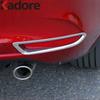 For Mazda 3 Axela -   2024 2025 Carbon Car Rear Fog Light Lamp Cover Trim Tail Foglight Bezel Trims Accessories