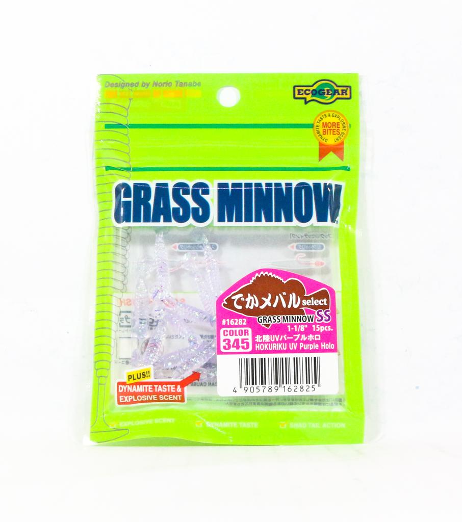 Ecogear Měkká nástraha Grass Minnow SS 1-1/8 palce 15 kusů v balení 345 (2825)