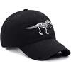 Dinosaur Skeleton Embroidered Baseball Cap for Women Men Fashion Adjustable Soft Cotton Dad Hat Unisex Classic Golf Caps