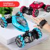 Rc Drift Car With Music Led Lights 2.4g Gesture Radio Remote Control Spray Stunt Car 360° Rotating Climbing Car Toys Gift