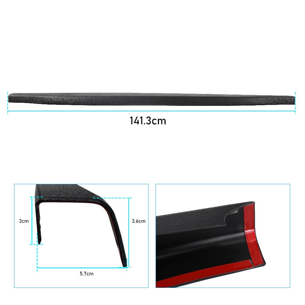 For Isuzu D-max 2025 2025 2025 1PCS Rear Tailgate Protector Guard Rail Cap Cover Black Styling Mouldings 4X4 Car Accessories