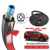 5/16/25m Car Door Seal Strips Sticker Double Layer Weatherstrip Rubber Sound Insulation For Car Door Trunk Engine Cover