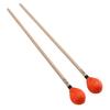 1 Pair Marimba Mallets Medium Hard Yarn Head with Maple Handle for Percussion Playing MQ‑06