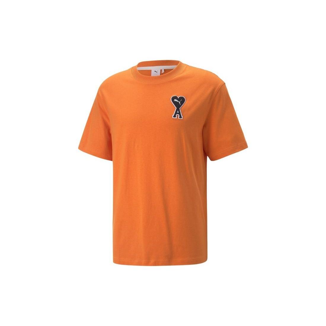 PUMA X Ami Tee Orange Men s 535992-72 S