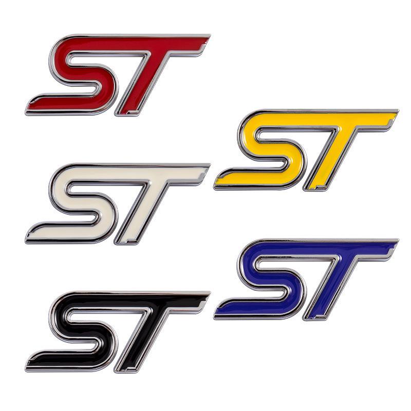 Compatible with Ford Focus, Mondeo, Fiesta, EcoSport, and Other Car Mods. ST Metal Body Stickers/tail Badges Available.