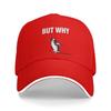 Vintage Nihilist Penguin But Why Baseball Cap  Men Women Print Hip Hop Hats Summer Tennis Skate Dropshipping Baseball Caps