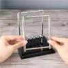 Newton'S Cradle Balance Steel Ball Desk Toy Gift Gravity Pendulum Teaching Supplies Physics Science Metal Home Office Decoration