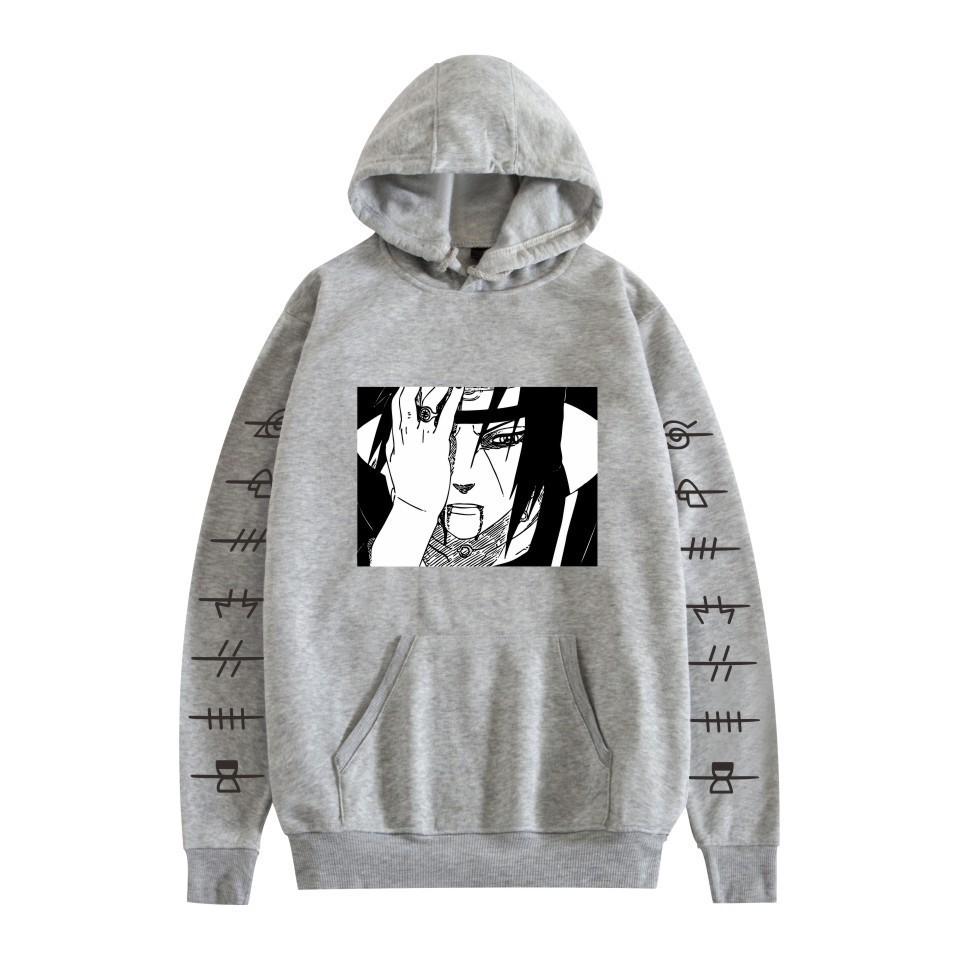 Naruto Hinman Anime Men'S And Women'S Fashion Casual Hooded Sweater