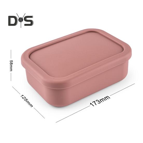 Bento Box Easy To Carry Not Easily Deformed Food Grade Single Layer Multifunctional Lunch Container for Camping