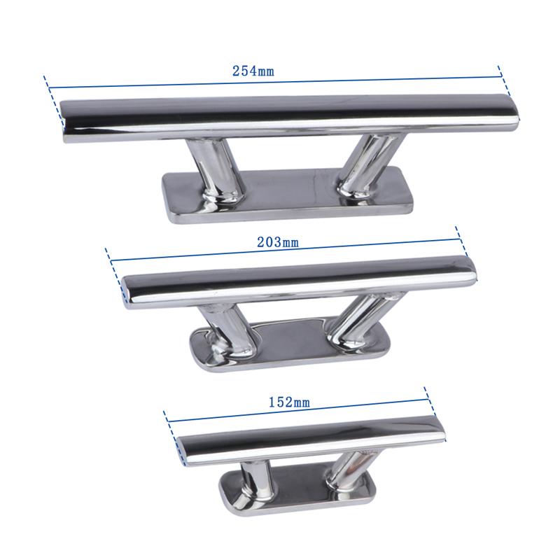 Boat Accessories Marine 316 Stainless Steel Mooring Cleat Marine Boat Yacht Bollard 6" 8" 10"