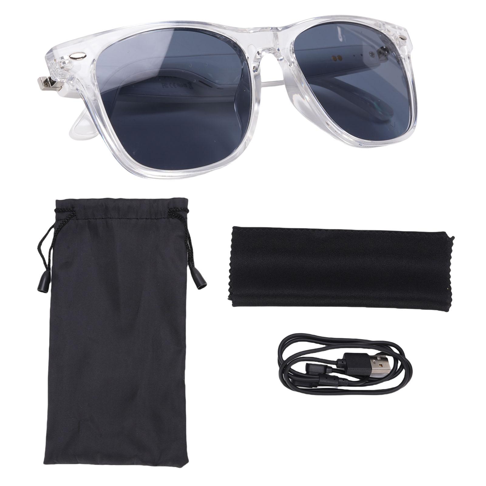 

Touch Control Smart Sunglasses Built in Microphone and Speaker IP65 Rain Proof Bluetooth 5.4 Music