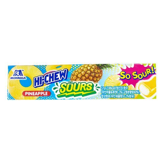 Morinaga Hi-Chew Sour со вкусом ананаса 57 г, корейские закуски