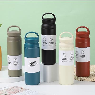 Outdoor Leisure Hiking Accompanying Cup Japanese Stainless Steel Vacuum Cup Portable Simple Element Cup