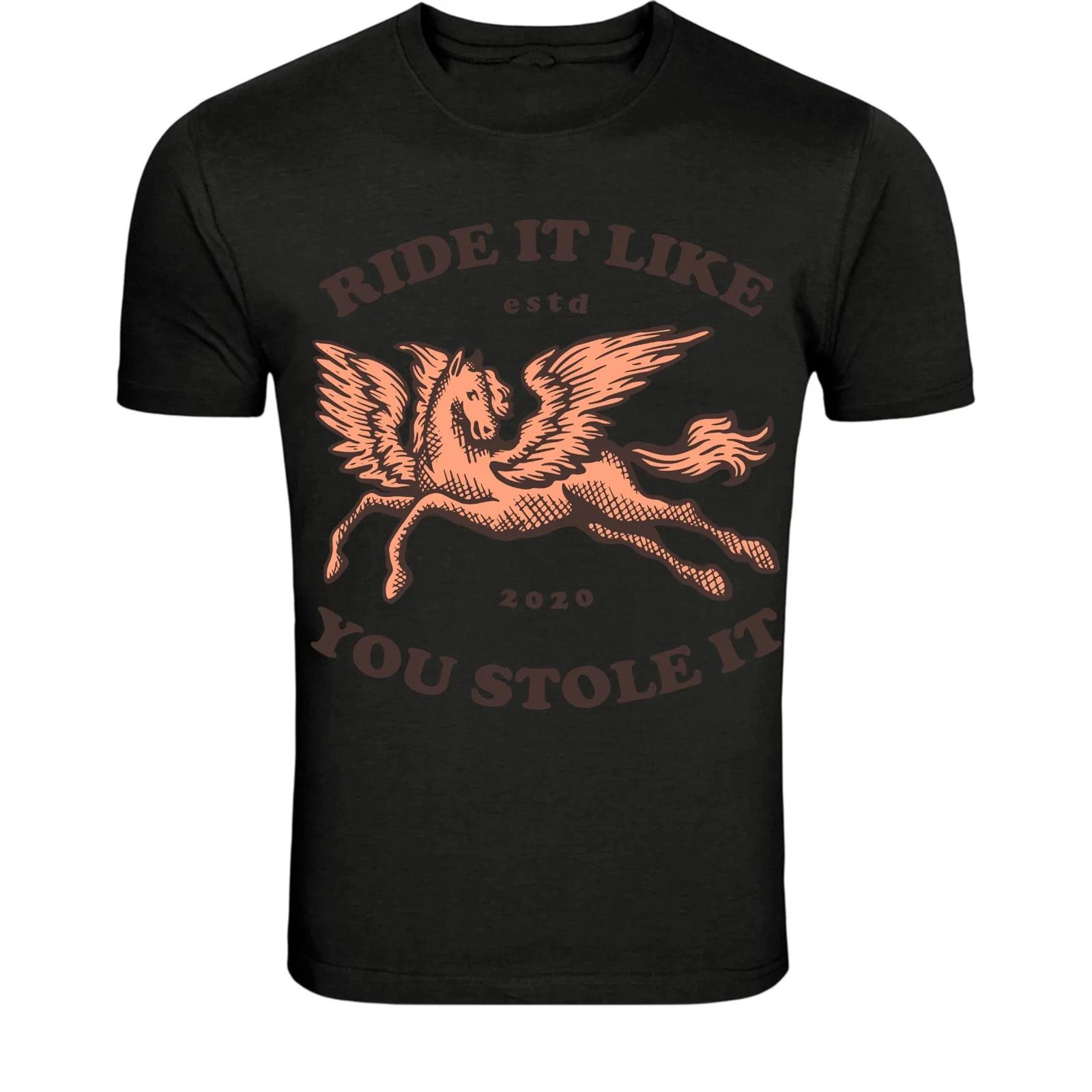 Ride It Like You Stole It Pegasus T-Shirt - Vintage Mythical L