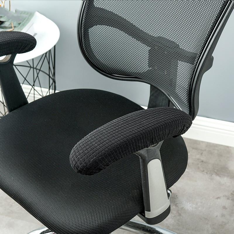 1 Paar Wasserdicht für Büro Zuhause Dehnbar Stuhl Armlehnenbezüge Hohe Qualität Staubdicht Computerstuhl Ellenbogen Armlehnen Schutz