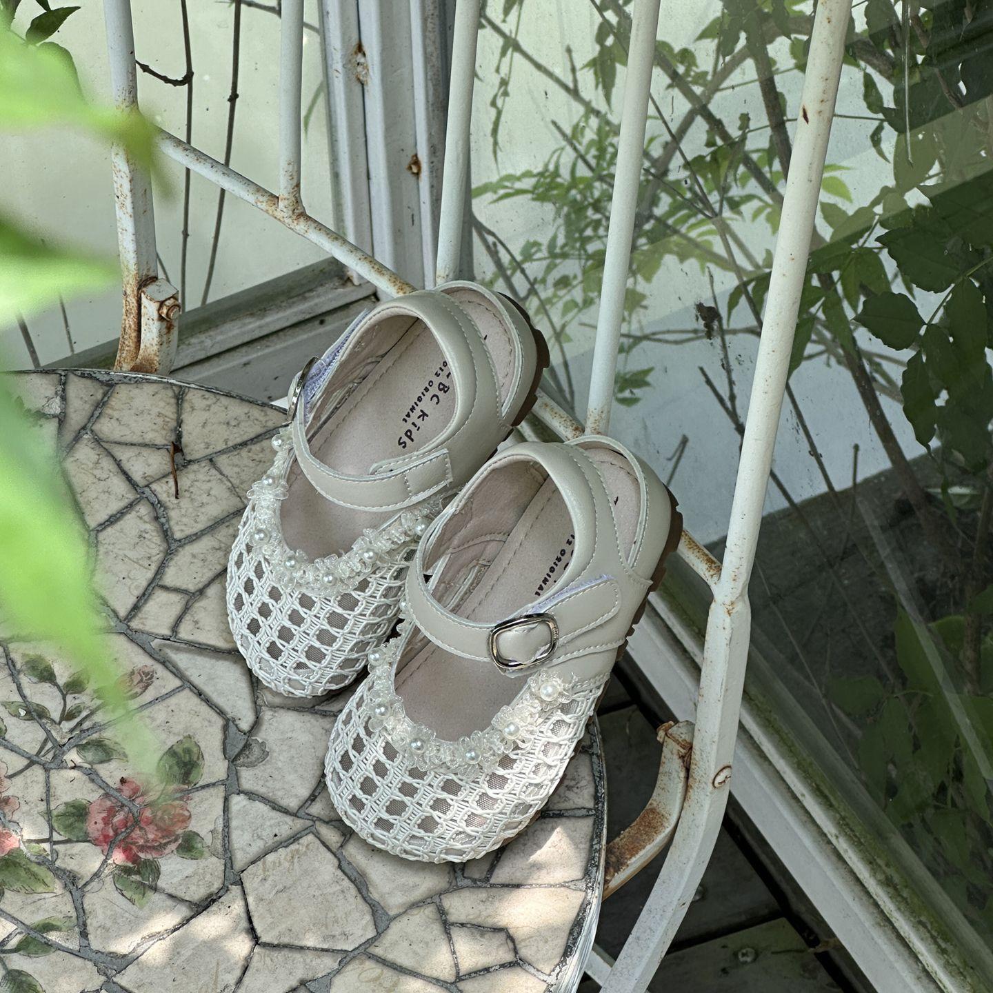 

XSHX Pearl Hollow Девочки Дышащие Компиляция Закон Ретро Резина Нескользящая Мягкая Подошва Высококлассные Студенты 25 бежевый