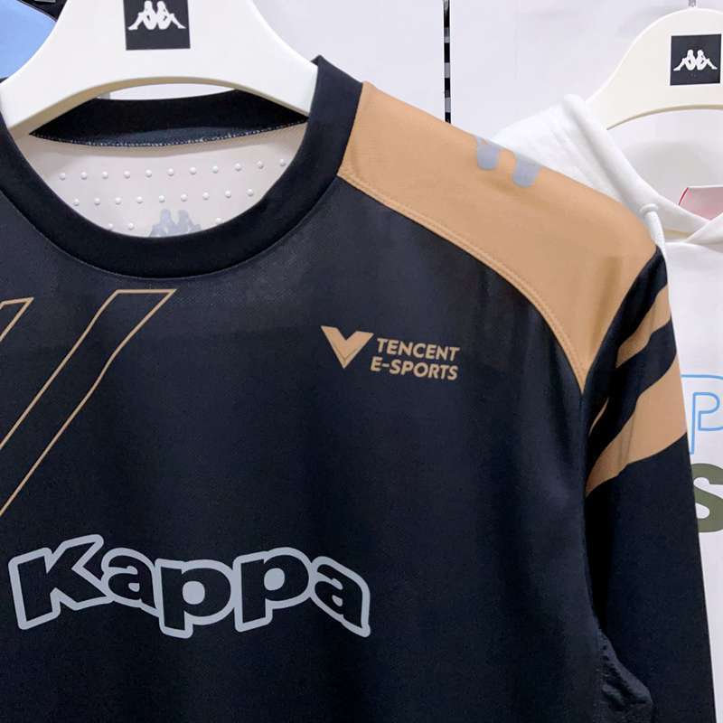 Kappa Men's Long Sleeved T-shirt Casual Sports Hoodie Contrasting Top