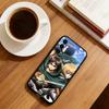 Anime Attack on Titan Phone Case Black Silicone Soft For Samsung Galaxy A73,A72,A71,A70,A53,A52,A51
