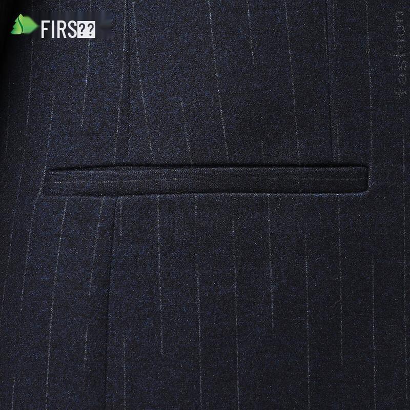 Shanshan Herren Slim Fit Gestreifter Business-Anzug