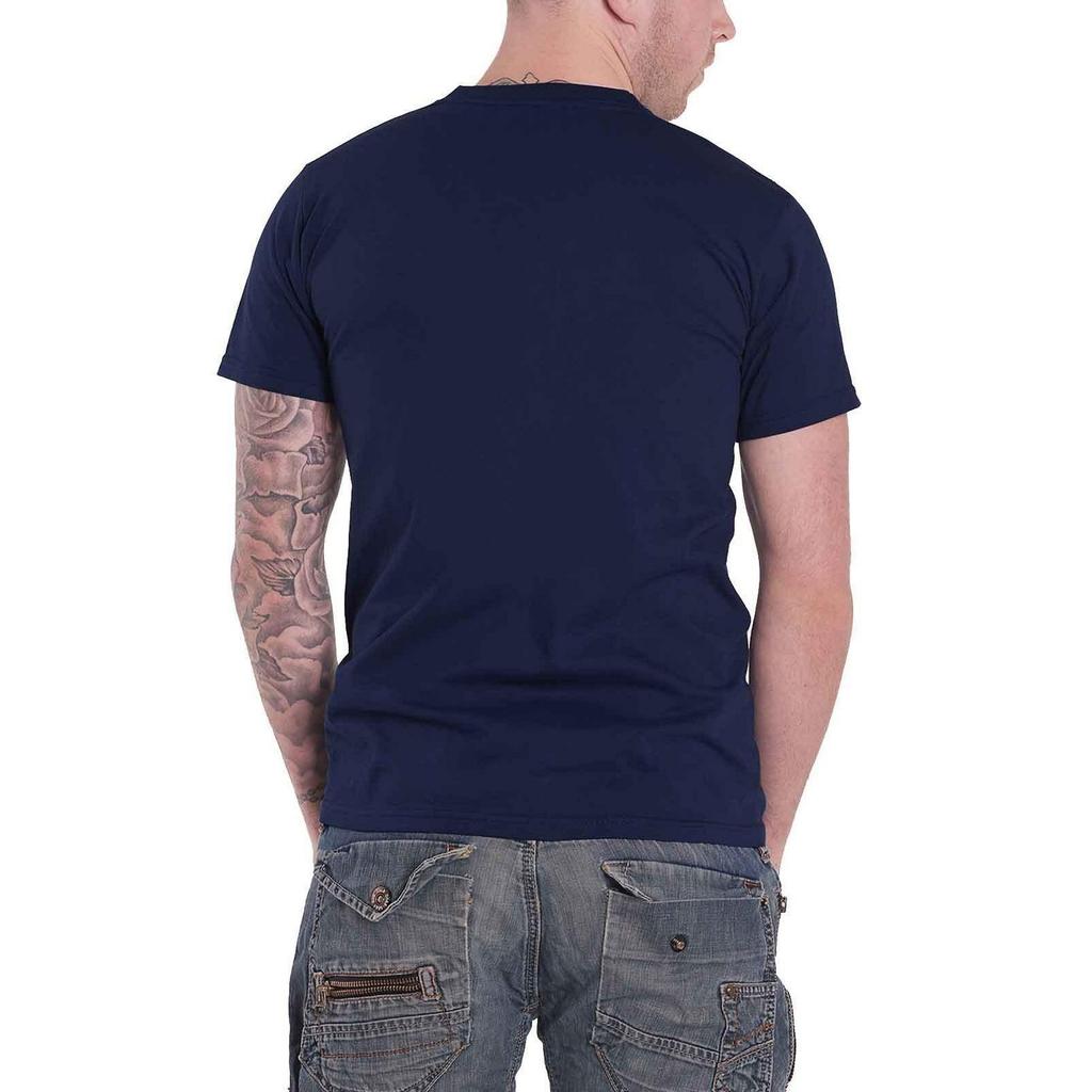 T-shirt in Cotone con Logo a Triangolo Def Leppard da Donna