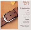 Men's Retro Genuine Cowhide Leather Jeans Belt