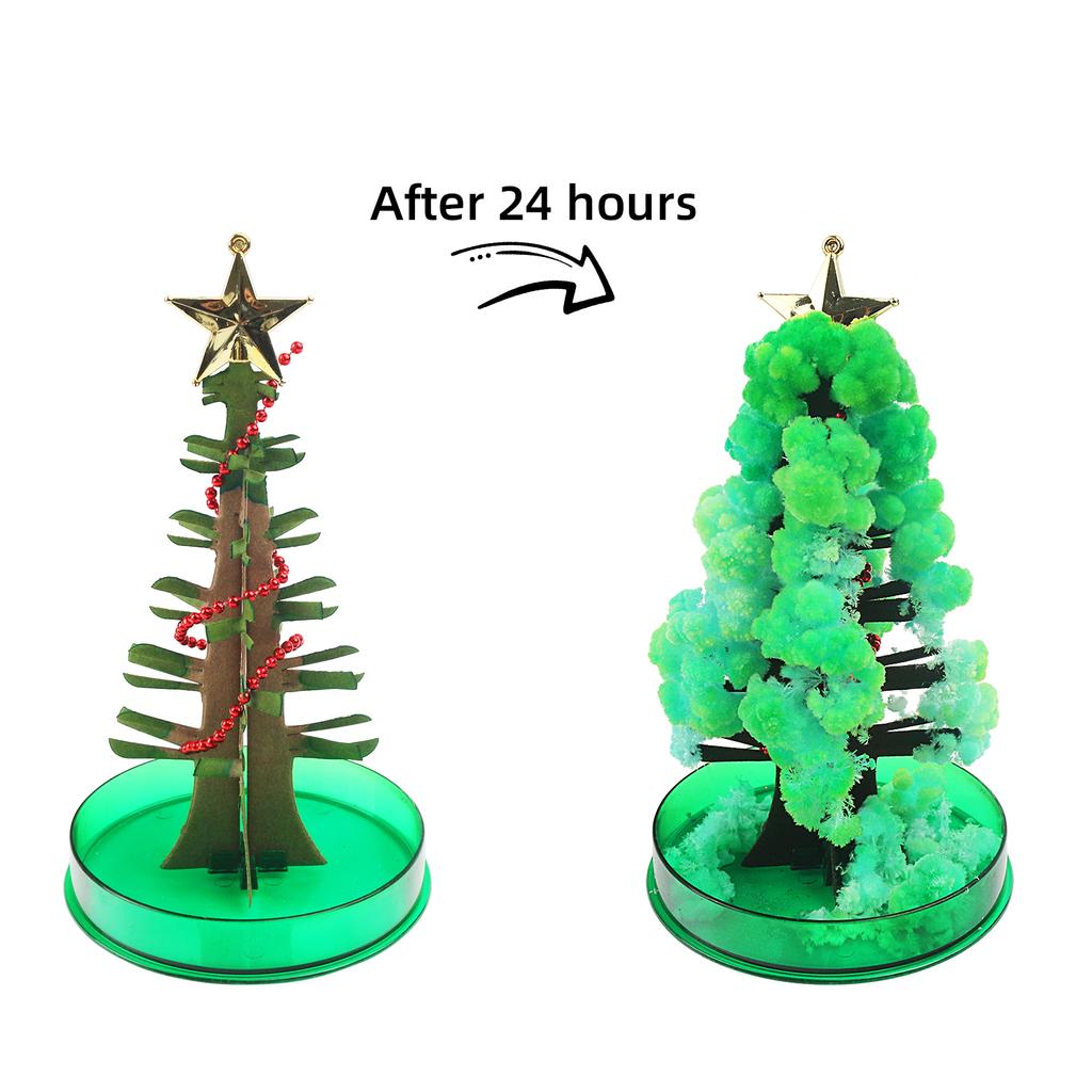 Magically Paper Sakura Crystal Trees Christmas Magic Growing Tree Japan Desktop Cherry Blossom Science Toys Novelty Funny Gift