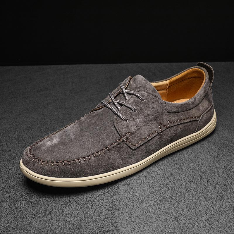 Spring Low Top Shoes Men's Lace Up Loafers Versatile Casual Shoes Men's Running Shoes Park Walking Shoes Soft Soles Comfortable
