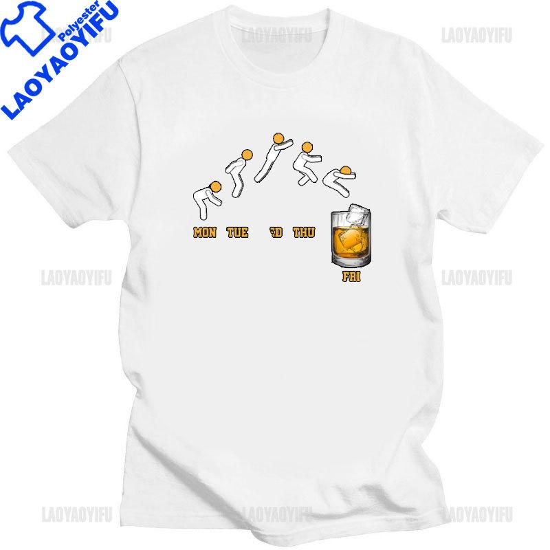 T-shirt Vintage Malt Whisky T-shirt Jongen Pure Whisky T-shirt Alcohol Liefhebber T-shirts Korte Mouwen Casual Kleding Cadeau Idee