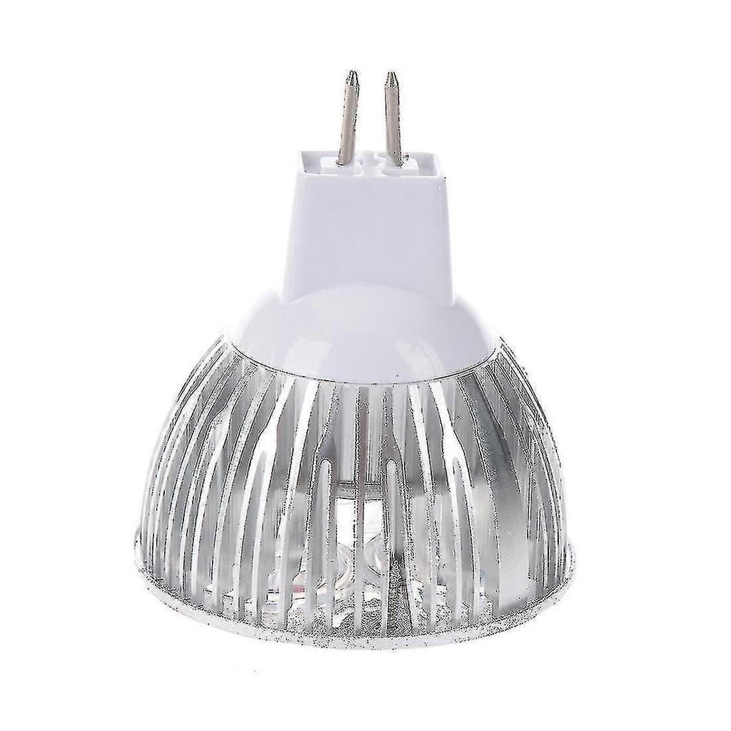 3w 12-24v Mr16 Warm White 3 Led Light Spotlight Lamp Bulb Only