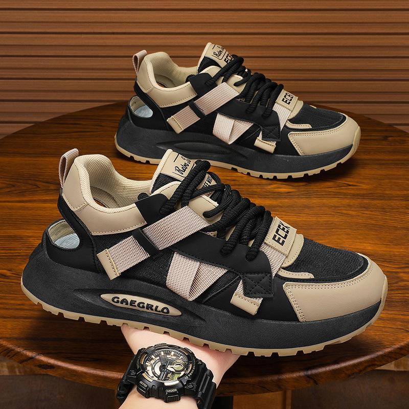 

Мужская обувь 2025 года, лето, новая сетчатая дышащая повседневная обувь, мужская молодежная тенденция, индивидуальный дизайн, чувство, спортивная обувь, тренд 39