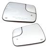 68402095AA 68402094AA 1 Pair Blind Spot Heated Exterior Side Rear View Mirror Glasses For Dodge Ram 1500 2500 DT